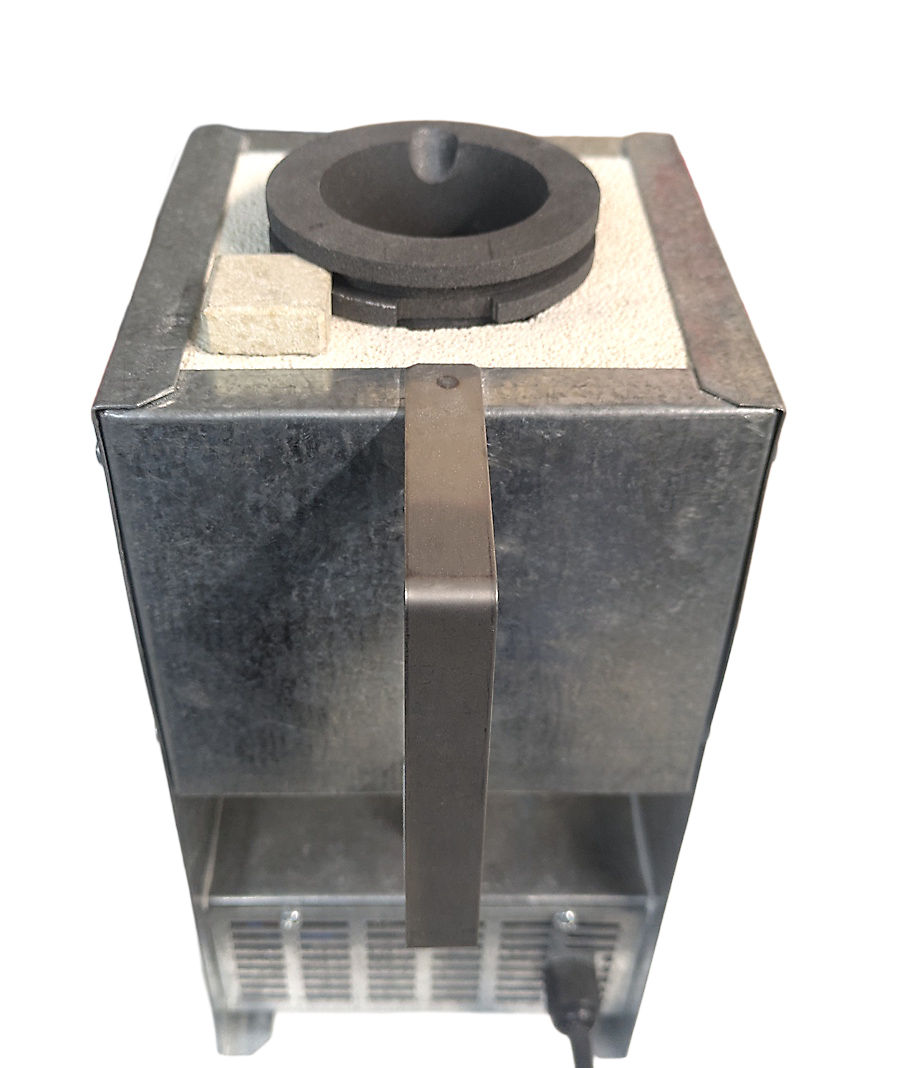 Full Set Of Metal Melting Kiln With 100-Oz Pure Gold Crucible Crucible And Tongs - Image 3