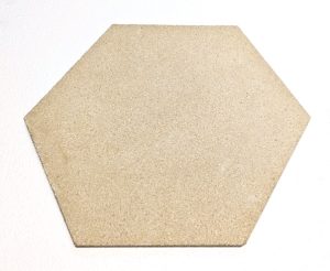 One Ceramic Shelf Without Stands (Supports) For Hexagon Type Of Top-Loaded Kilns