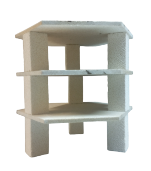 three ceramic shelves set for rh-16 top-loaded kiln