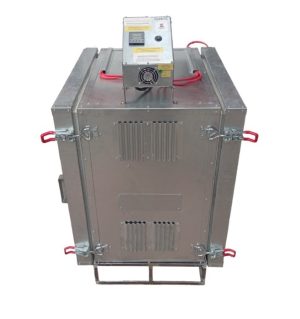 double door electric kiln