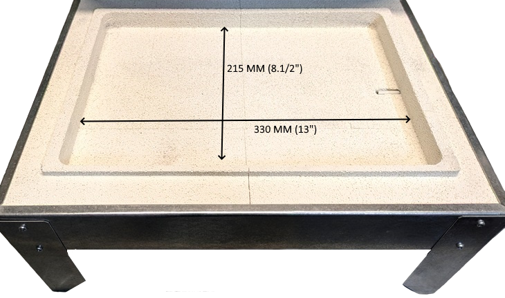 Touch-Screen, Wi-Fi Controlled, Flat-Bed, Table-Top Kiln For All Glass/Wax/Resin Projects - 950 C / 1742 F - Image 4