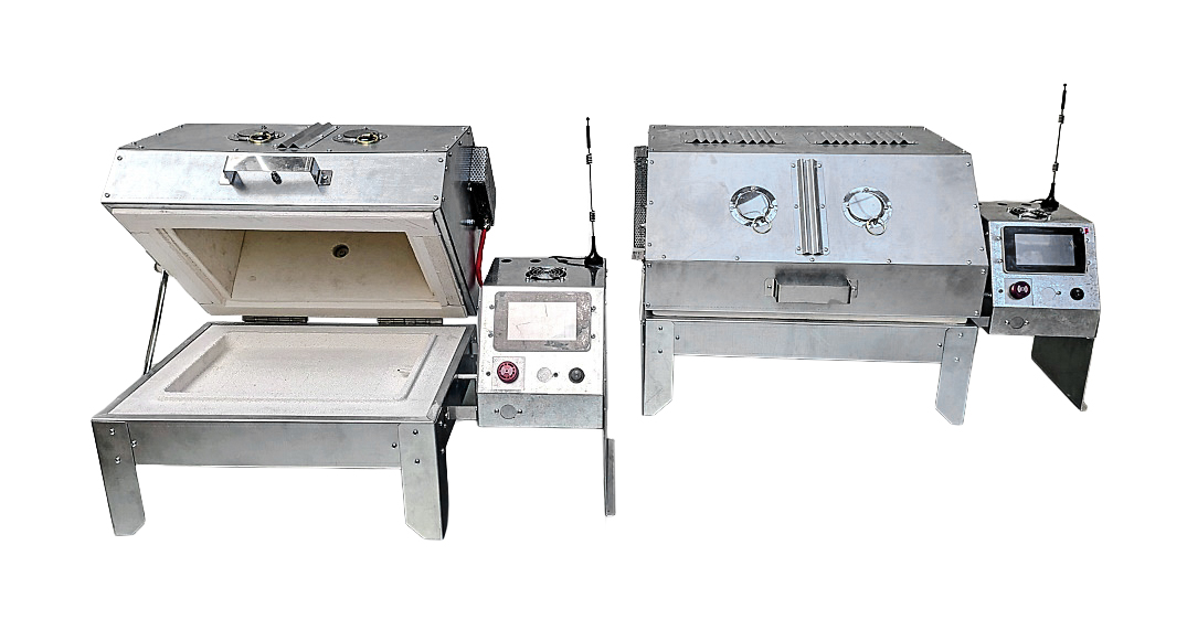 Touch-Screen, Wi-Fi Controlled, Flat-Bed, Table-Top Kiln For All Glass/Wax/Resin Projects - 950 C / 1742 F - Image 2
