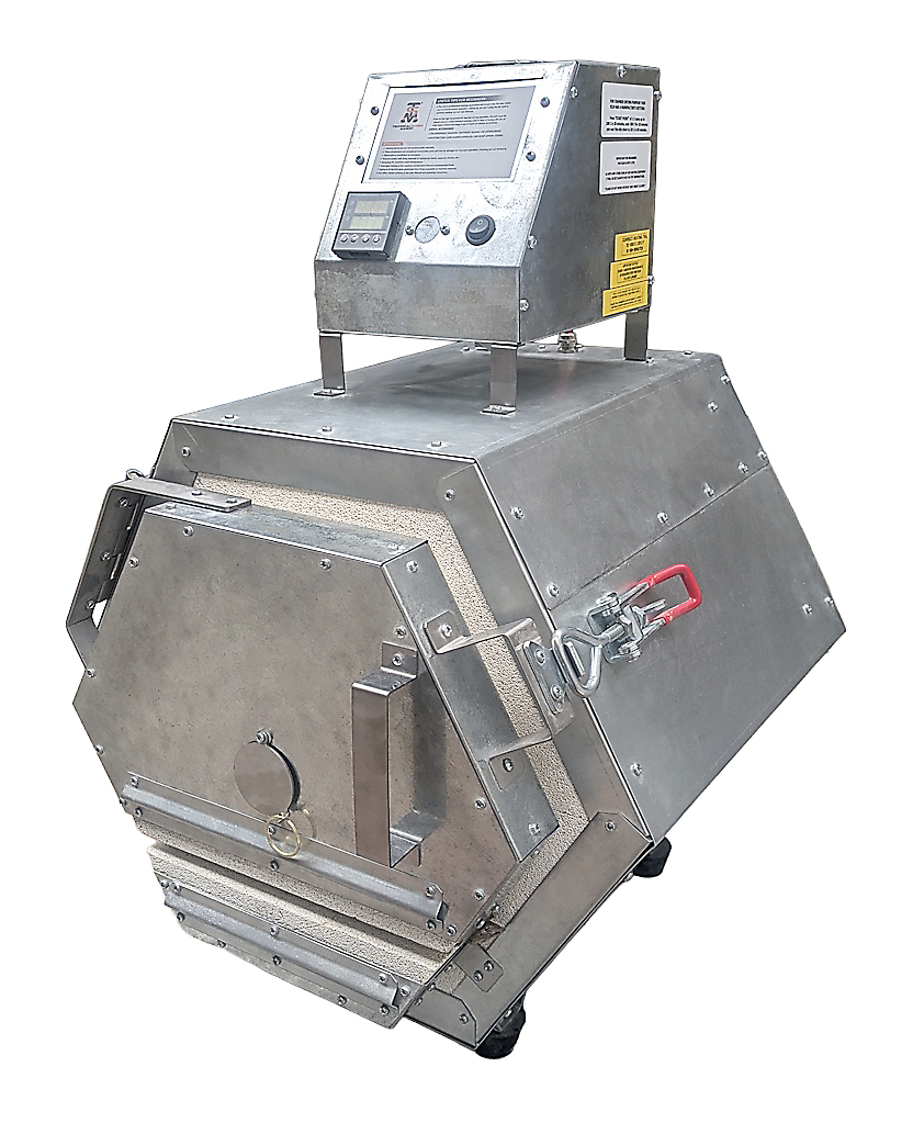Domestic, 13A, 15L Chamber, 1050 C Programmable Glass/Clay/PMC Kiln With Bead Door For Glass Blowing, Forming, Fusing, Bending, Annealing, Melting Purposes - Image 5