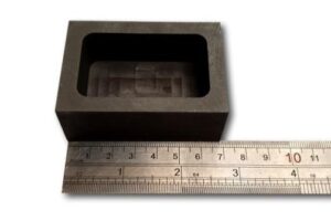 12-oz Silver Graphite Mould 373G TRADITIONAL BAR