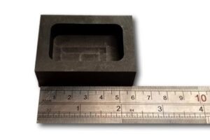 5-oz Silver Graphite Mould 155G TRADITIONAL BAR